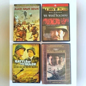 Four military DVD movies, EXC